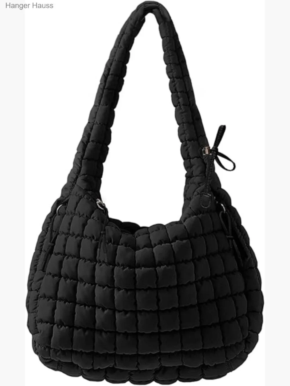 Quilted Puffer Tote Bag Crossbody Nylon Hobo Shoulder Bag Large